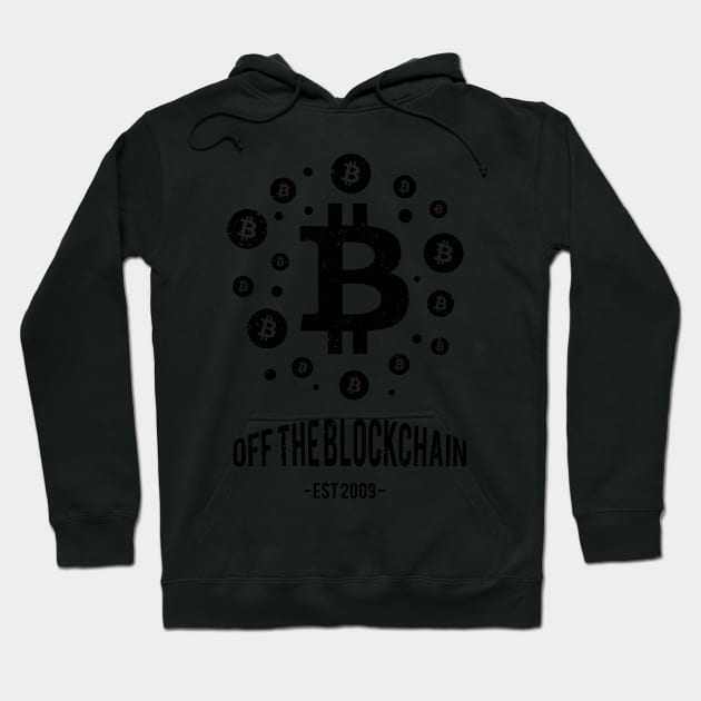 Off the Blockchain distressed ver. Hoodie by bojan17779